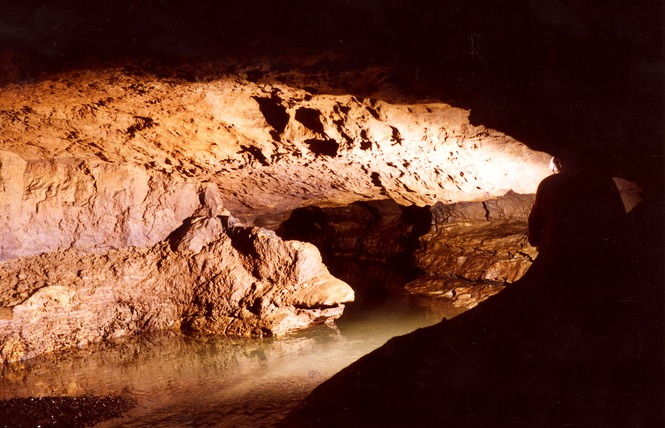 Underground River at Champdeniers St Denis