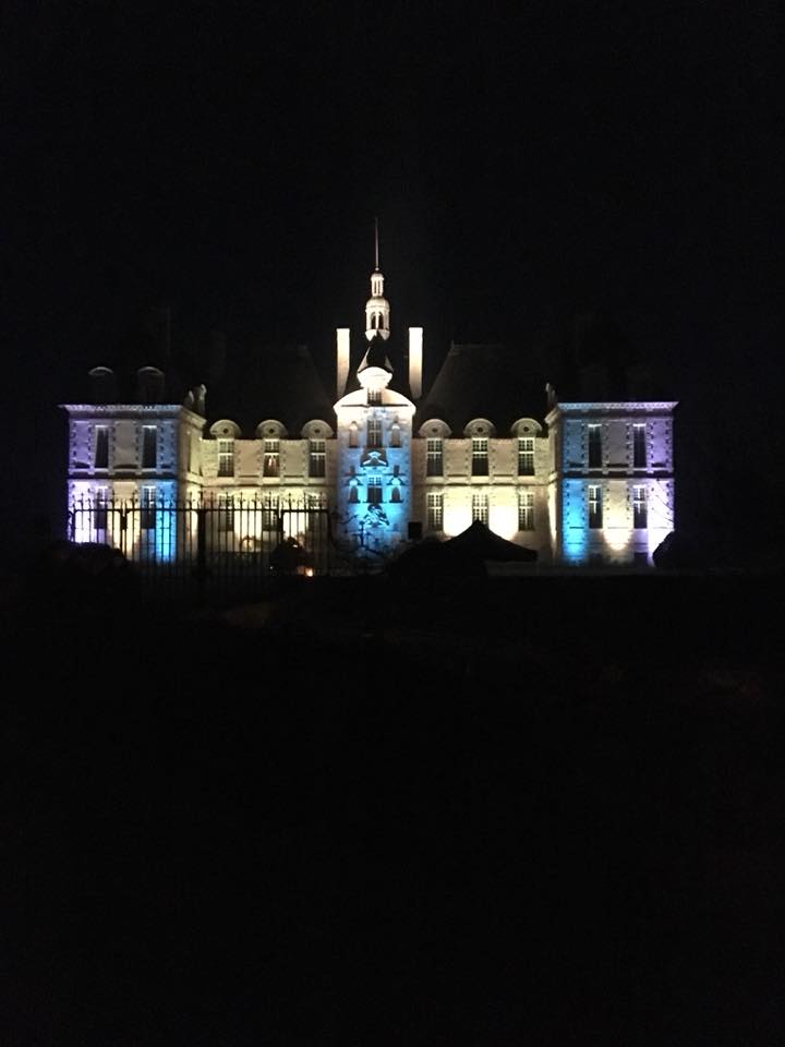 Le château illuminée